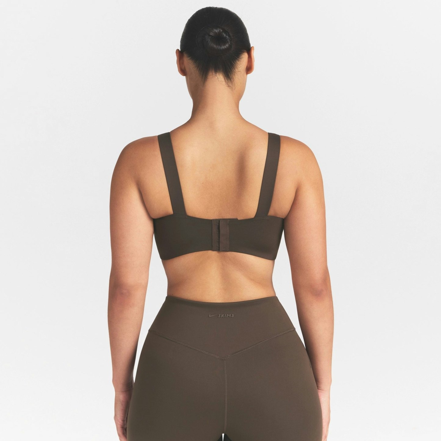 NikeSKIMS MATTE WIDE STRAP BRA - DARK SEPIA - image 16
