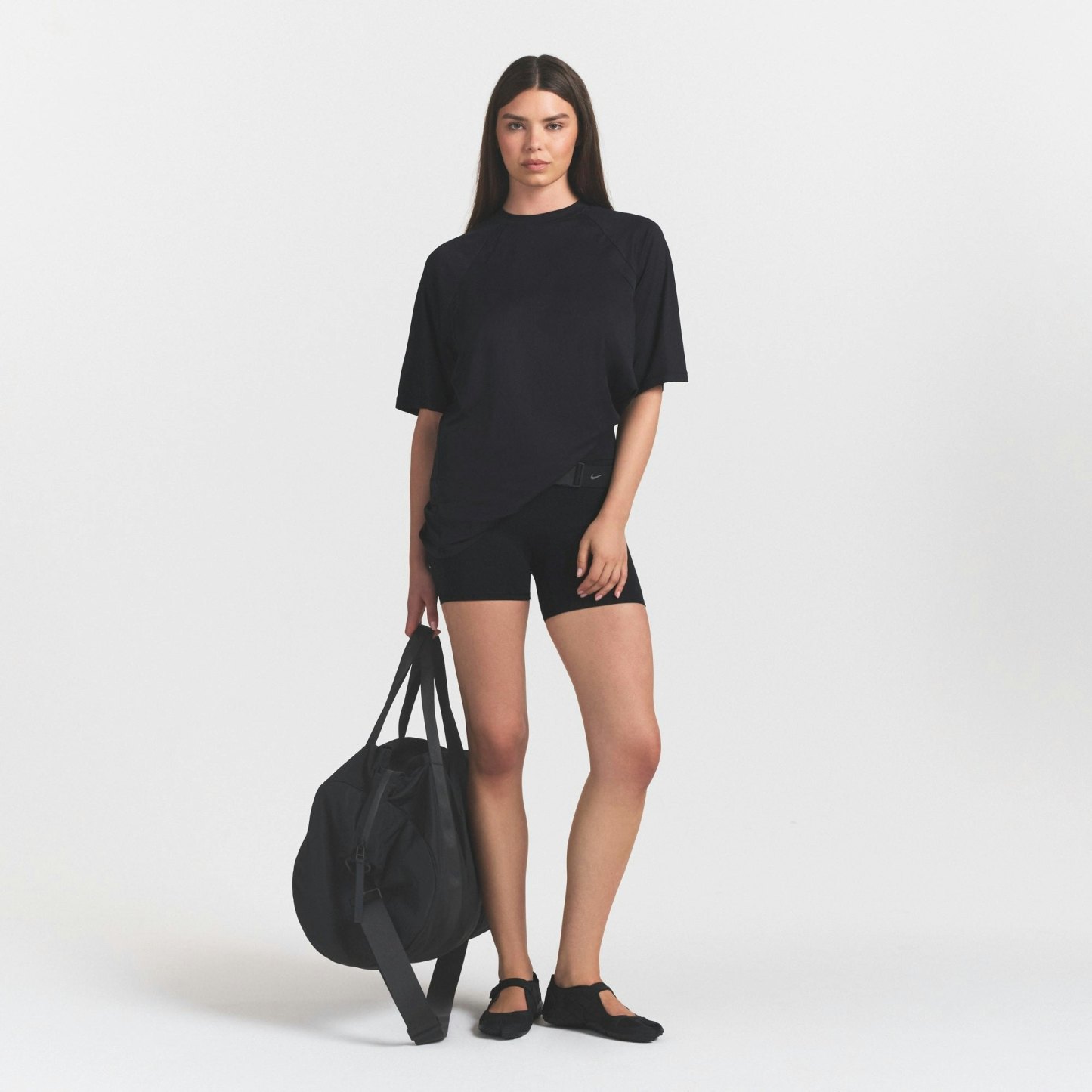 NikeSKIMS AIRY DRI-FIT™ OVERSIZED TEE - OBSIDIAN - image 7