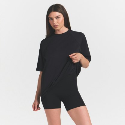NikeSKIMS AIRY DRI-FIT™ OVERSIZED TEE - OBSIDIAN - image 8