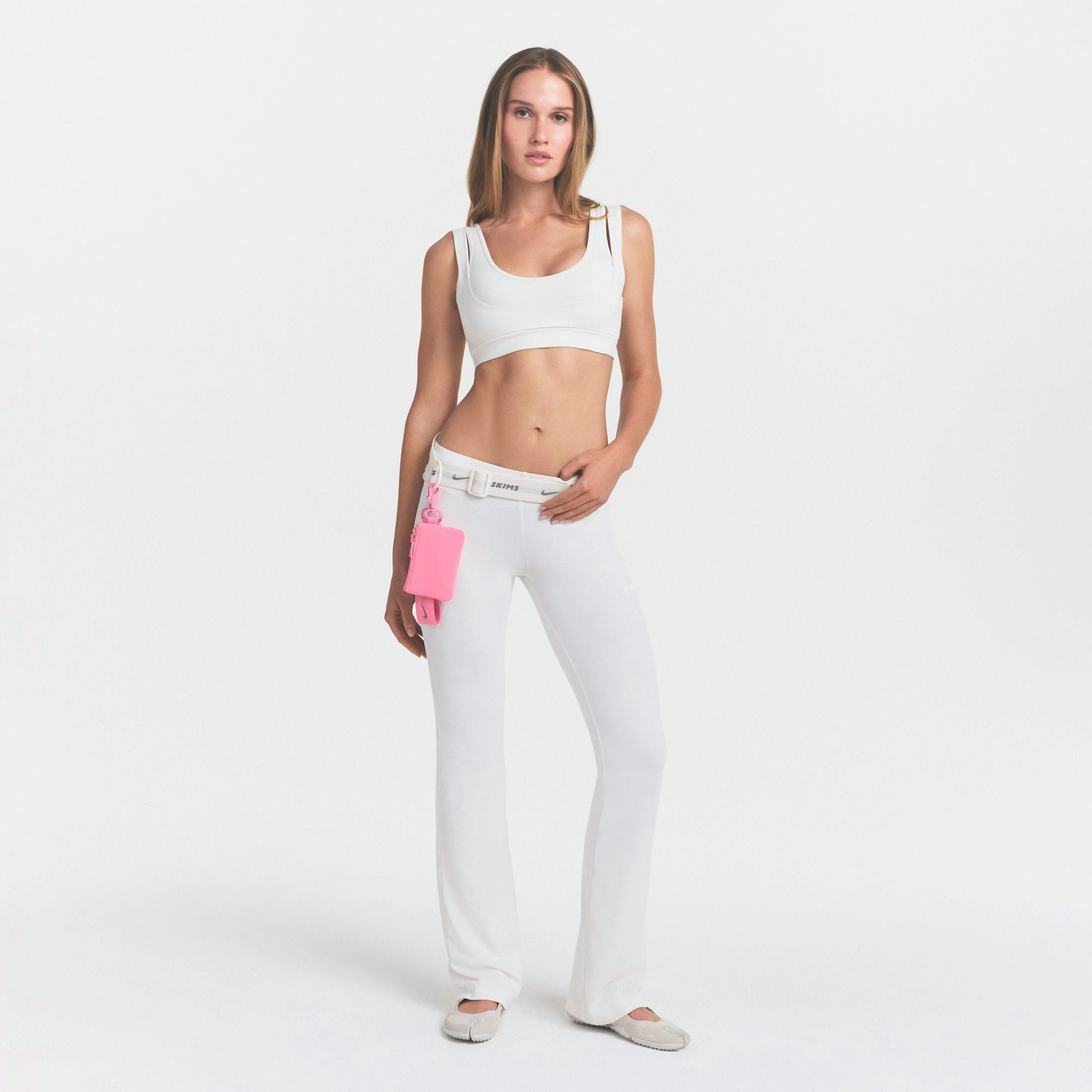 NikeSKIMS AIRY DRI-FIT™ LOW RISE MINI FLARE PANT - IVORY