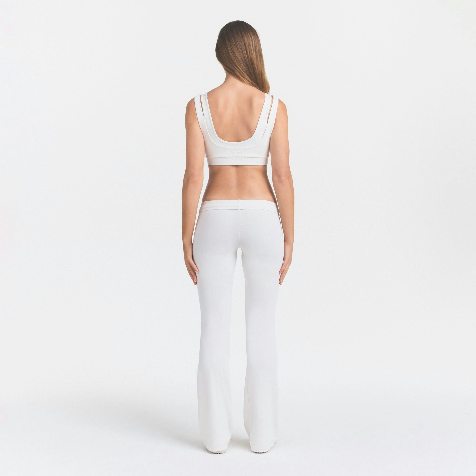 NikeSKIMS AIRY DRI-FIT™ LOW RISE MINI FLARE PANT - IVORY - image 4