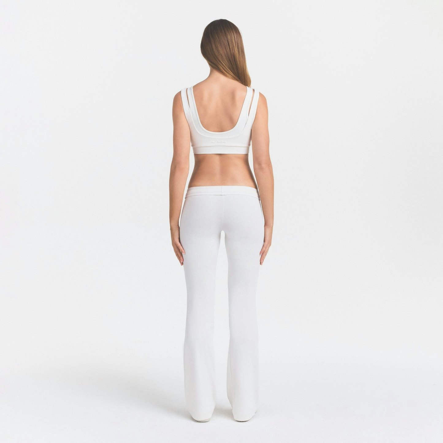 NikeSKIMS AIRY DRI-FIT™ LOW RISE MINI FLARE PANT - IVORY - image 4