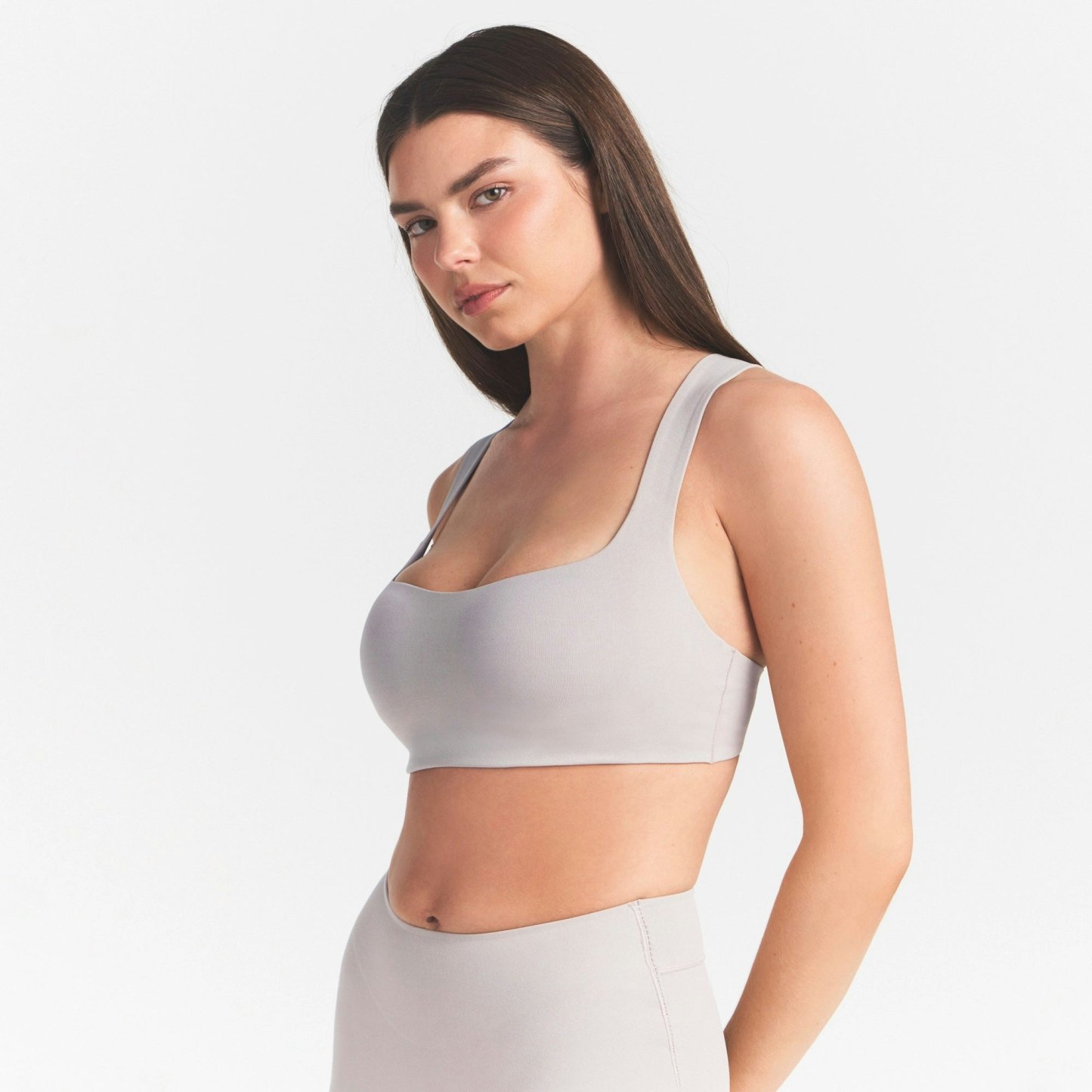 NikeSKIMS STUDIO STRETCH RACER BACK BRA - LINEN - image 3