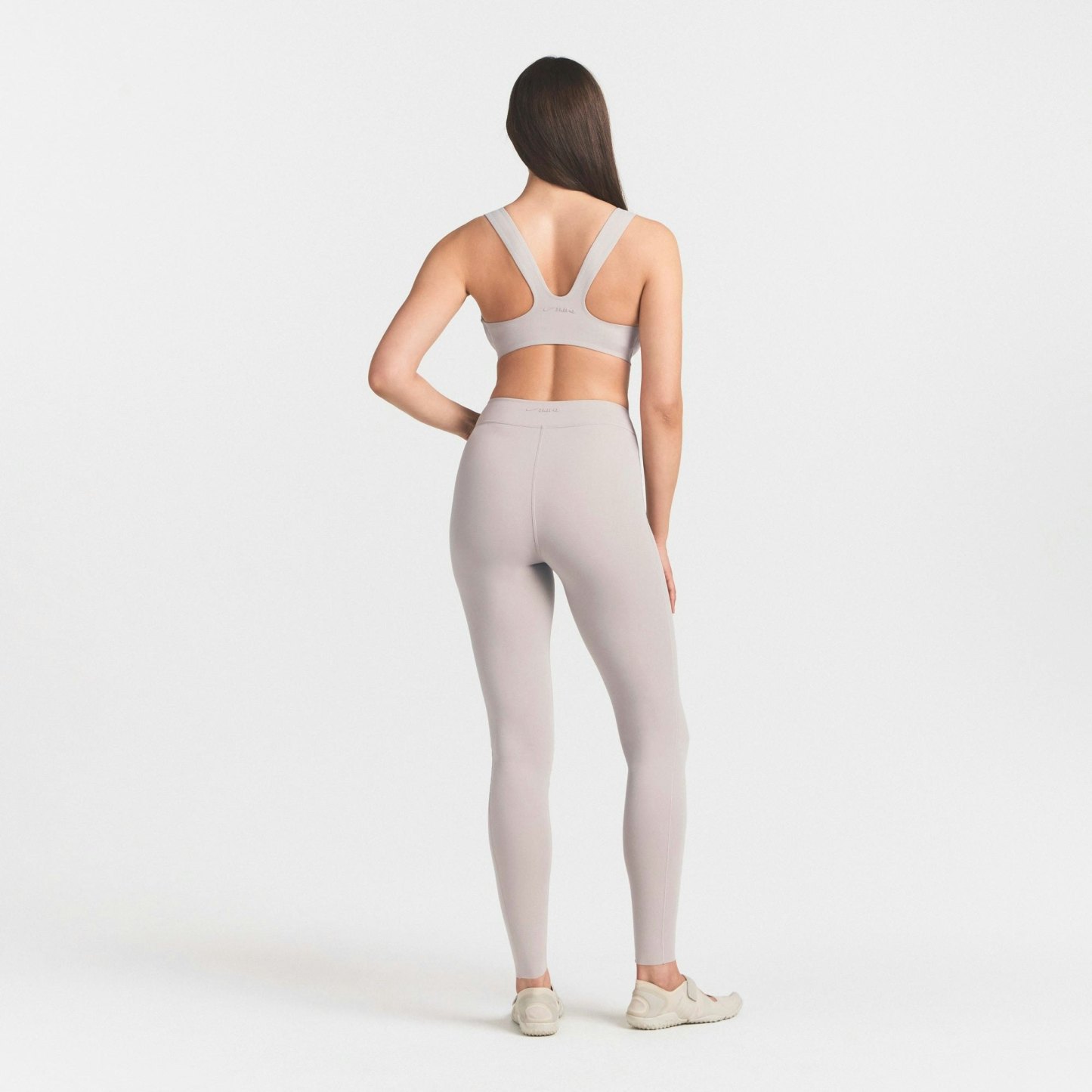 NikeSKIMS STUDIO STRETCH RACER BACK BRA - LINEN - image 4
