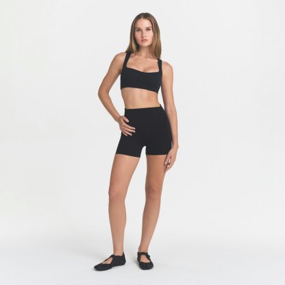 NikeSKIMS STUDIO STRETCH RACER BACK BRA - OBSIDIAN - image 12
