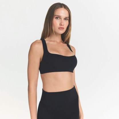 NikeSKIMS STUDIO STRETCH RACER BACK BRA - OBSIDIAN - image 13
