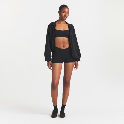 NikeSKIMS STUDIO STRETCH DIPPED 2" SHORT - OBSIDIAN - image 12