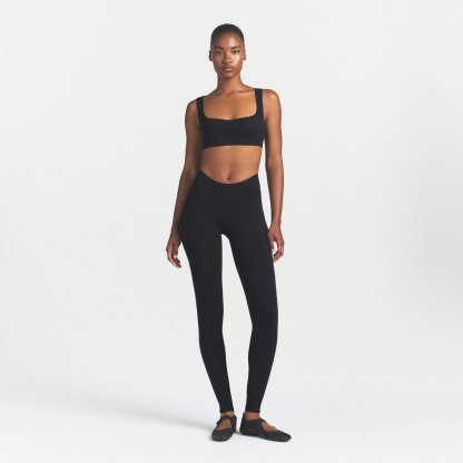 NikeSKIMS STUDIO STRETCH DIPPED 29" LEGGING - OBSIDIAN - image 15