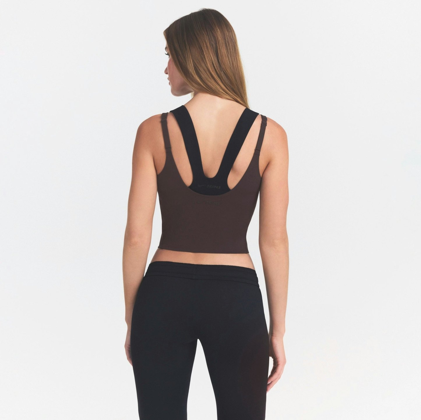 NikeSKIMS STUDIO STRETCH PLUNGE TANK - DARK ROAST - image 14