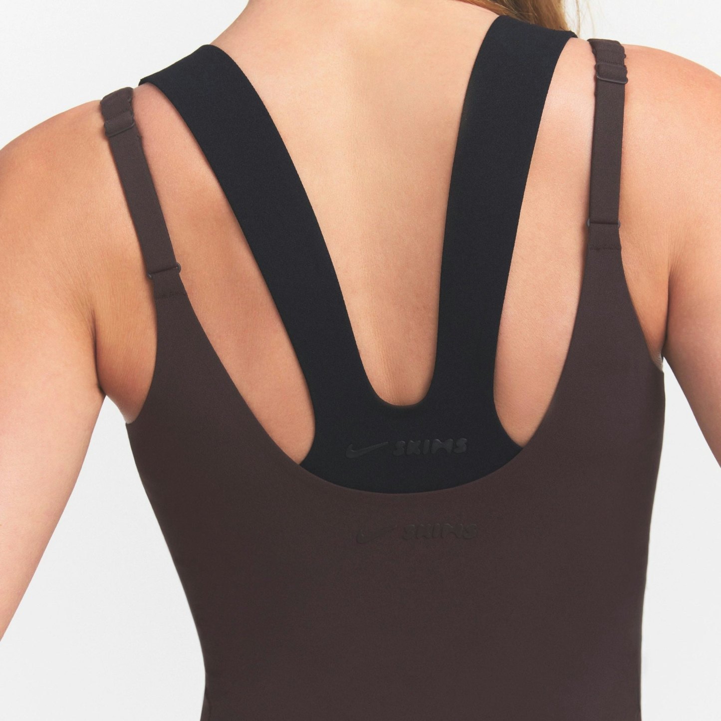 NikeSKIMS STUDIO STRETCH PLUNGE TANK - DARK ROAST - image 15