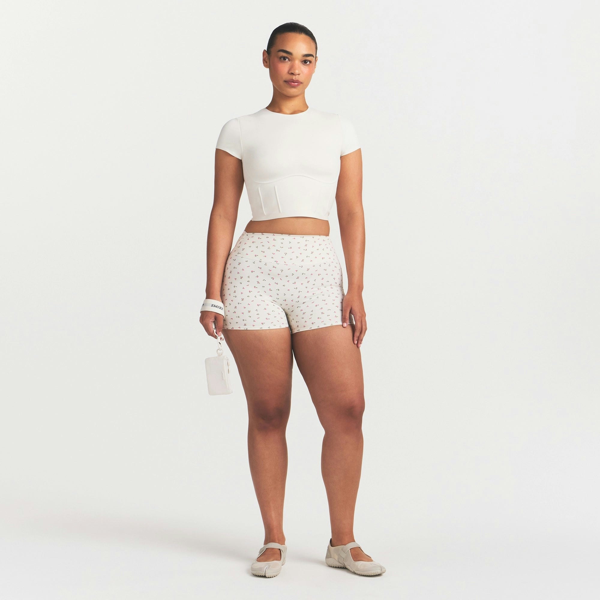 NikeSKIMS MATTE CROPPED CORSET TEE - IVORY - image 7