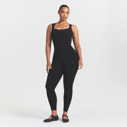 NikeSKIMS MATTE CORSET 29" ONE PIECE - OBSIDIAN - image 7