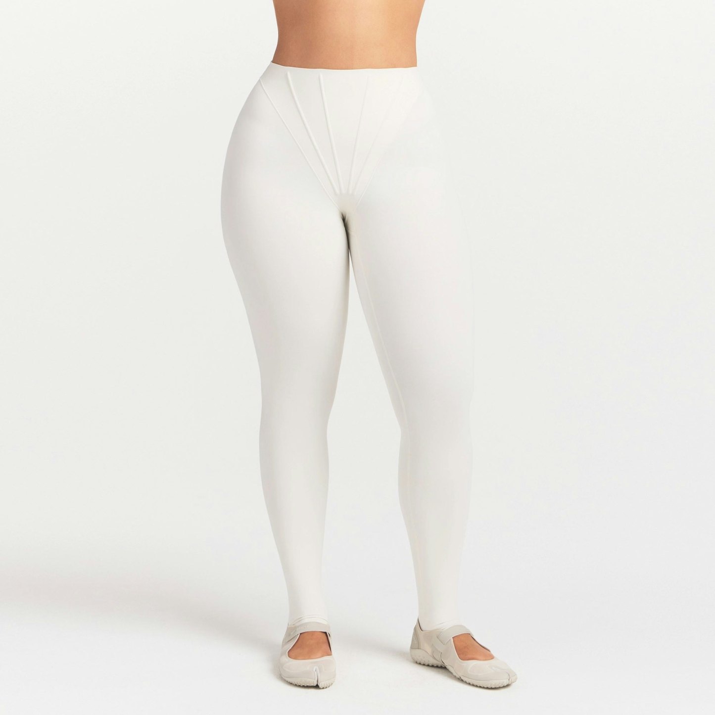NikeSKIMS MATTE CORSET 26" LEGGING - IVORY - image 9
