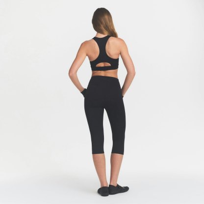 NikeSKIMS MATTE CROP 17" LEGGING - OBSIDIAN - image 4