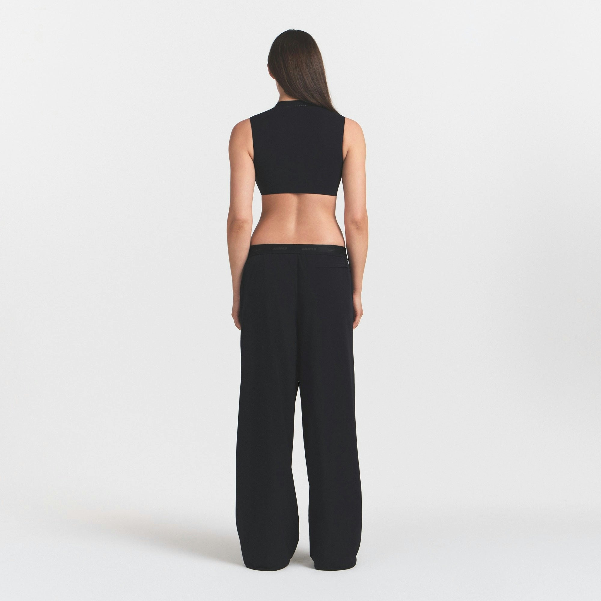 NikeSKIMS STRETCH NYLON OVERSIZED PANT - OBSIDIAN - image 4