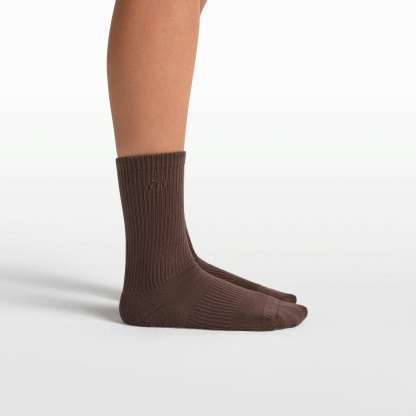 NikeSKIMS ACCESSORIES DRI-FIT™ PILATES GRIP CREW SOCK - DARK SEPIA - image 21