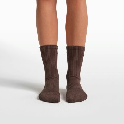 NikeSKIMS ACCESSORIES DRI-FIT™ PILATES GRIP CREW SOCK - DARK SEPIA - image 22
