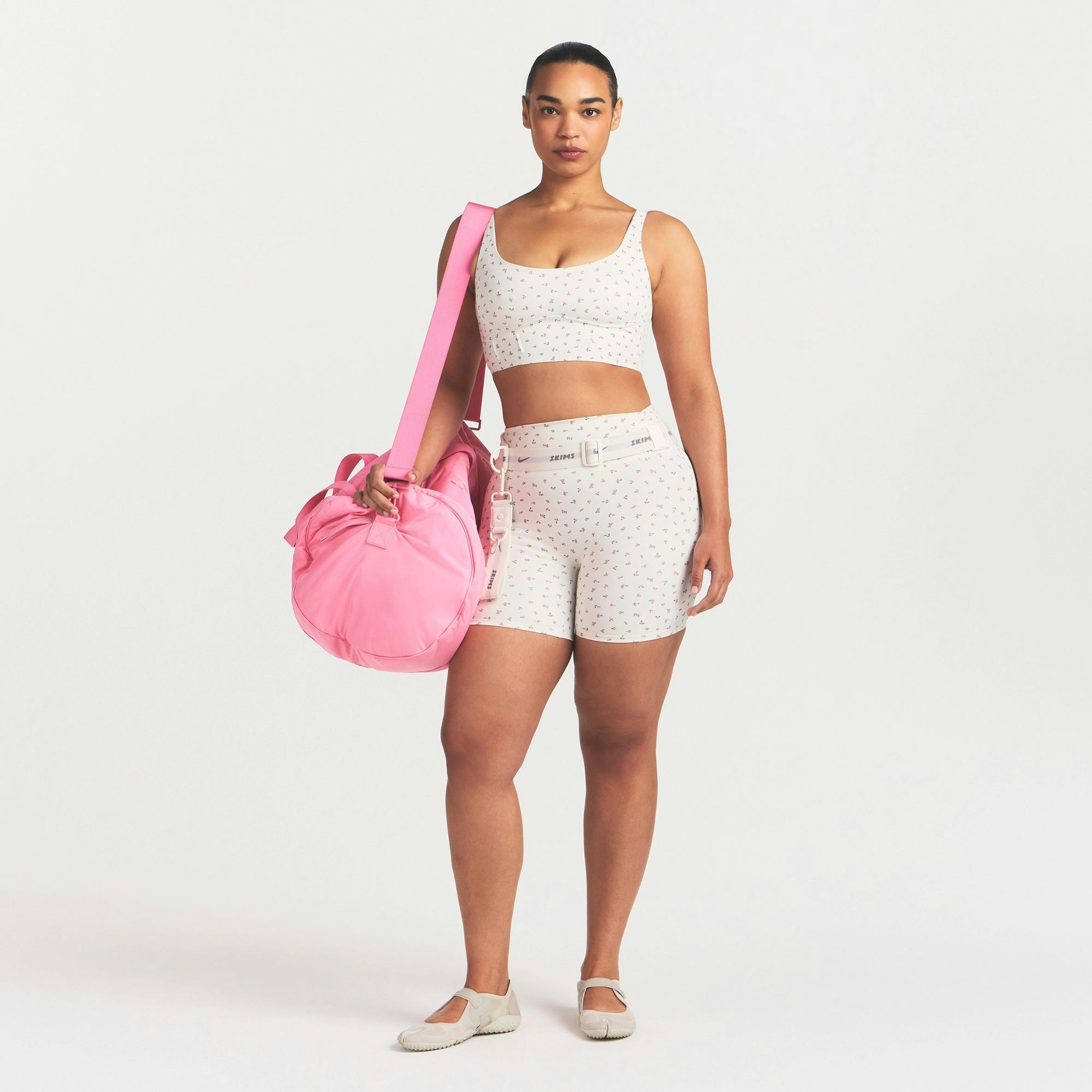 NikeSKIMS MATTE LONGLINE CORSET BRA - DITSY FLORAL PRINT - image 14