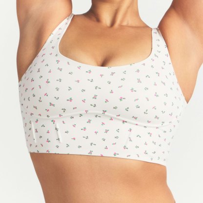NikeSKIMS MATTE LONGLINE CORSET BRA - DITSY FLORAL PRINT - image 16