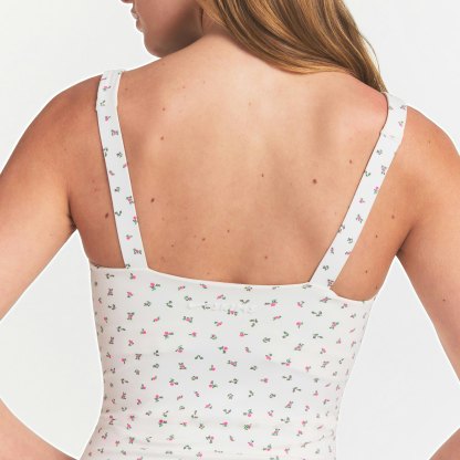 NikeSKIMS MATTE SQUARE NECK TANK - DITSY FLORAL PRINT - image 45