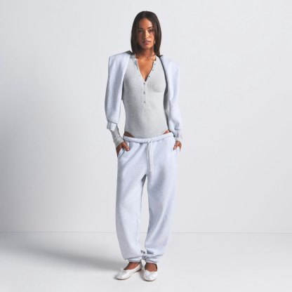 COTTON FLEECE CLASSIC JOGGER - LIGHT HEATHER GREY - image 26
