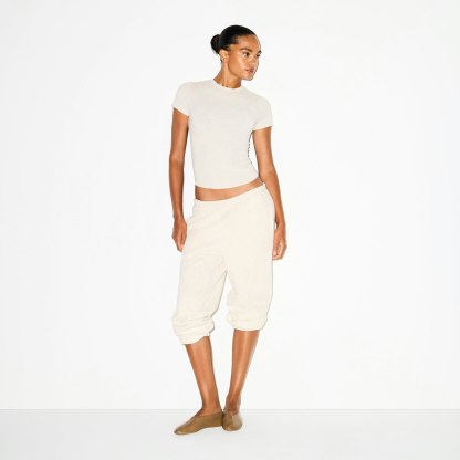 COTTON FLEECE CLASSIC JOGGER - OATMEAL HEATHER - image 16