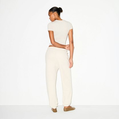 COTTON FLEECE CLASSIC JOGGER - OATMEAL HEATHER - image 15