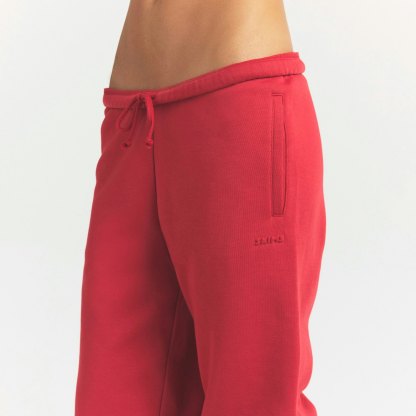 COTTON FLEECE CLASSIC JOGGER - WASHED RED - image 3