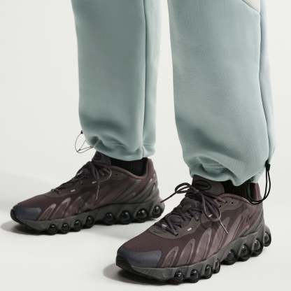 Nike Tech Men's Colour-Block Open-Hem Fleece Trousers - Light Pumice/Light Bone/Black/Black