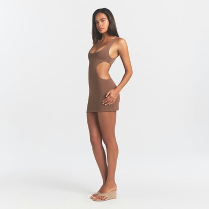 COTTON JERSEY CUT OUT MINI DRESS - JASPER - image 2