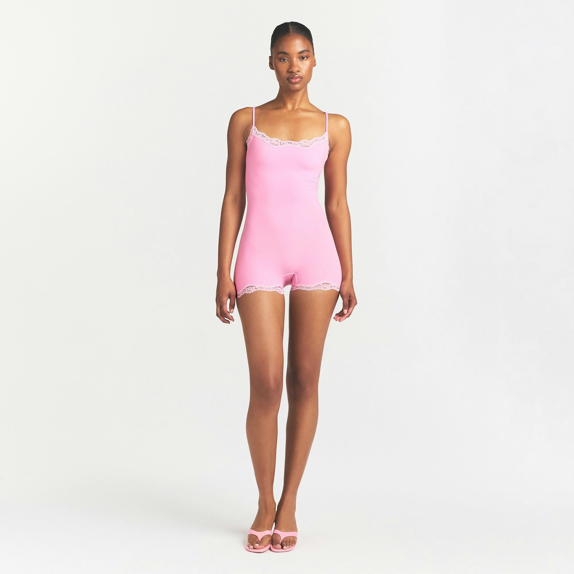 FITS EVERYBODY LACE ONESIE - BUBBLE GUM TONAL - image 2