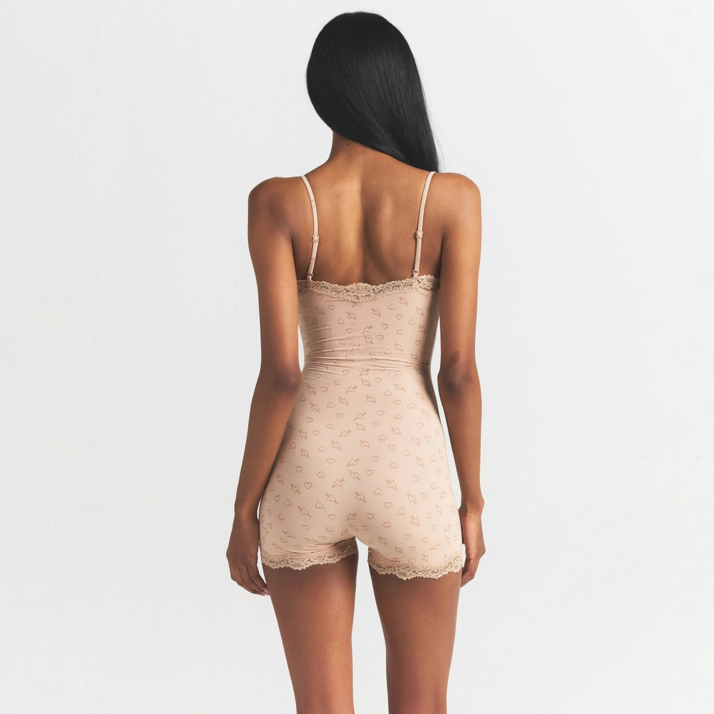FITS EVERYBODY LACE ONESIE - MICA SKETCHED HEARTS - image 17