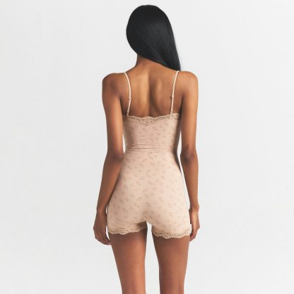 FITS EVERYBODY LACE ONESIE - MICA SKETCHED HEARTS - image 17