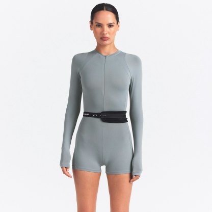 NikeSKIMS AIRY LONG SLEEVE ONE PIECE - WASHED PACIFIC - image 11