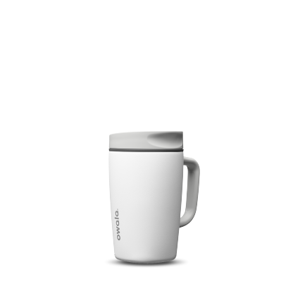 SmoothSip® Slider with Handle - Shy Marshmallow · Stainless Steel · 12oz