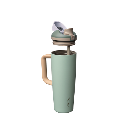 FreeSip® Tumbler - Eucalyptus · Stainless Steel · 30oz