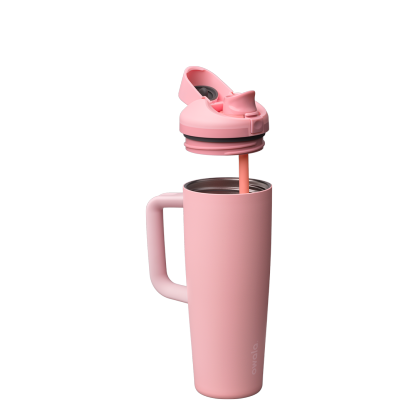 FreeSip® Tumbler - Rose Quartz · Stainless Steel · 30oz