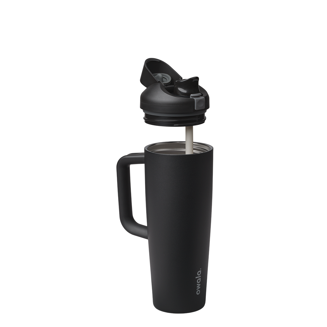 FreeSip® Tumbler - Very Very Dark · Stainless Steel · 30oz
