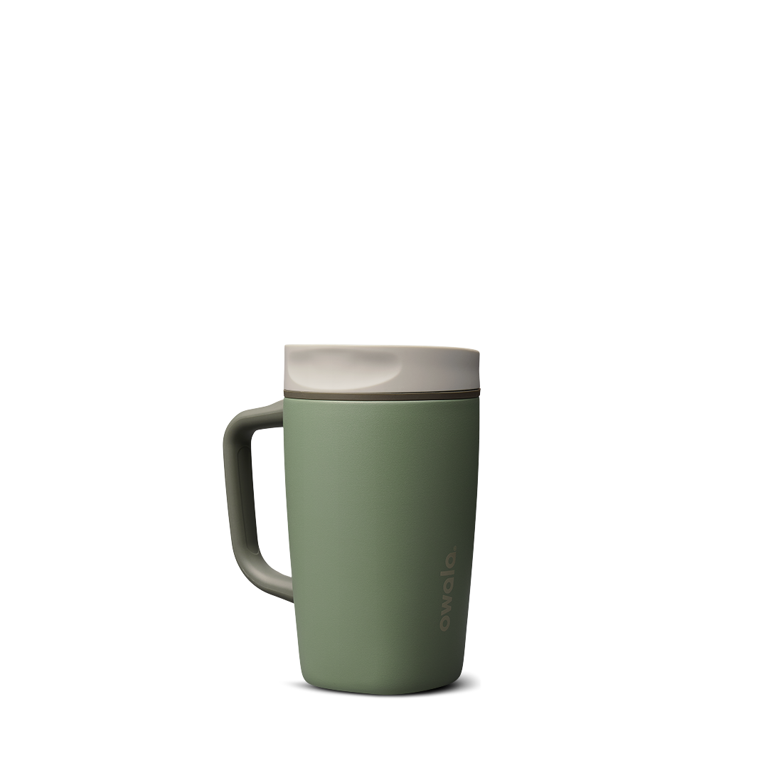 SmoothSip® Slider with Handle - Green House · Ceramic · 12oz