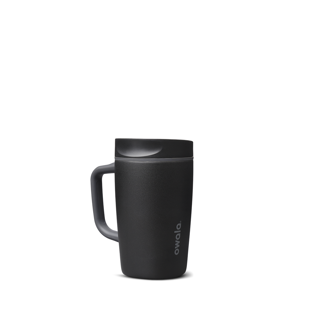 SmoothSip® Slider with Handle - Very, Very Dark · Ceramic · 12oz