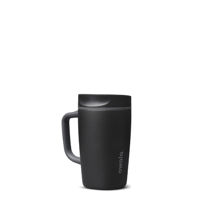 SmoothSip® Slider with Handle - Very, Very Dark · Ceramic · 12oz