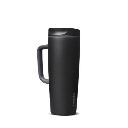 SmoothSip® Slider with Handle - Very, Very Dark · Ceramic · 24oz