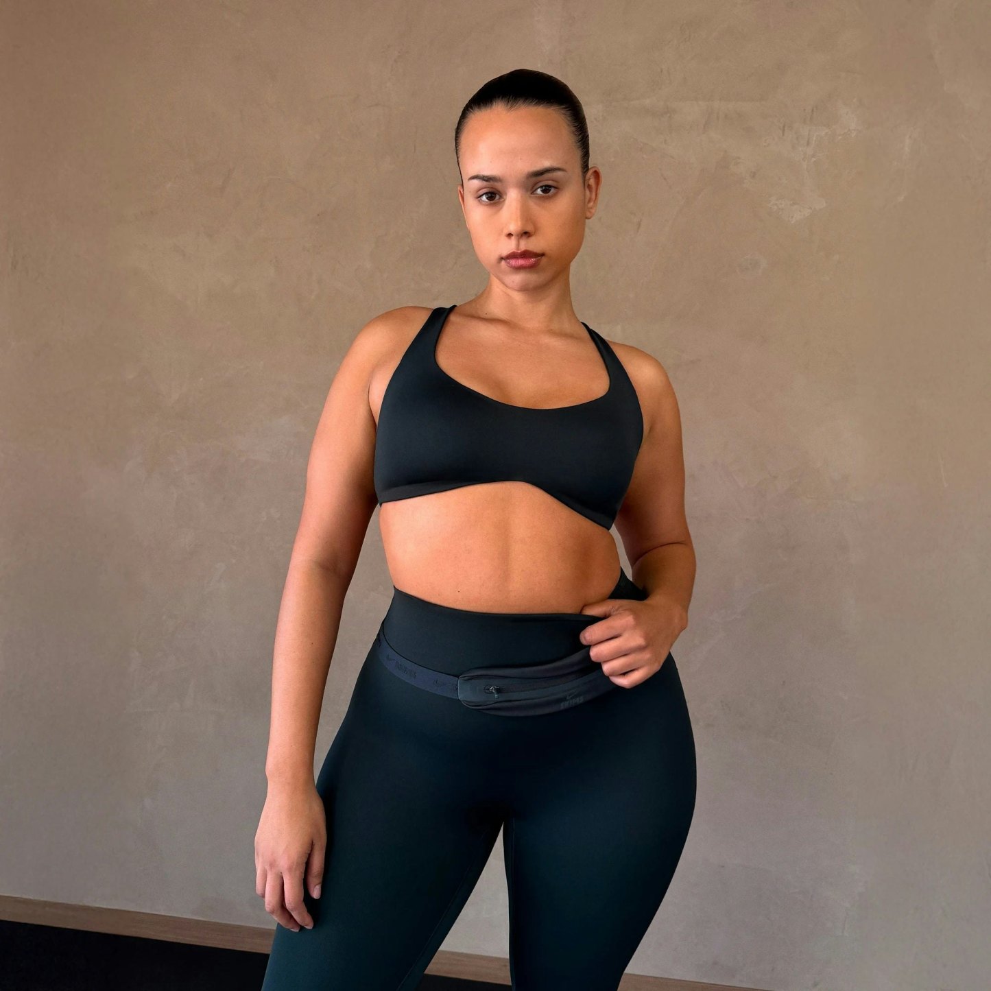 NikeSKIMS MATTE SHAPING SCOOP BRA - OBSIDIAN - image 15