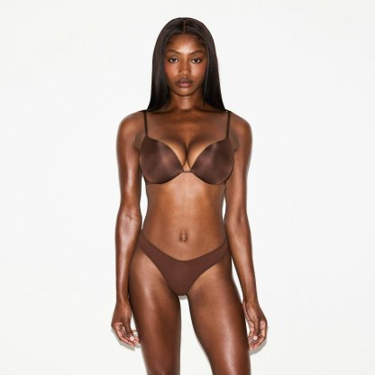 SKIMS ULTIMATE SUPER PUSH-UP BRA - COCOA - image 35