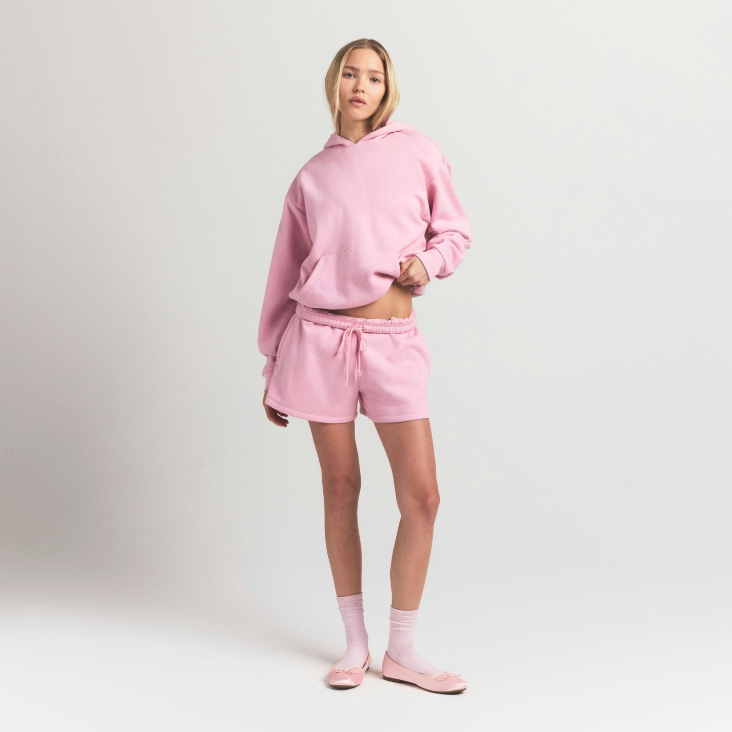 COTTON FLEECE CLASSIC HOODIE - HALITE - image 20