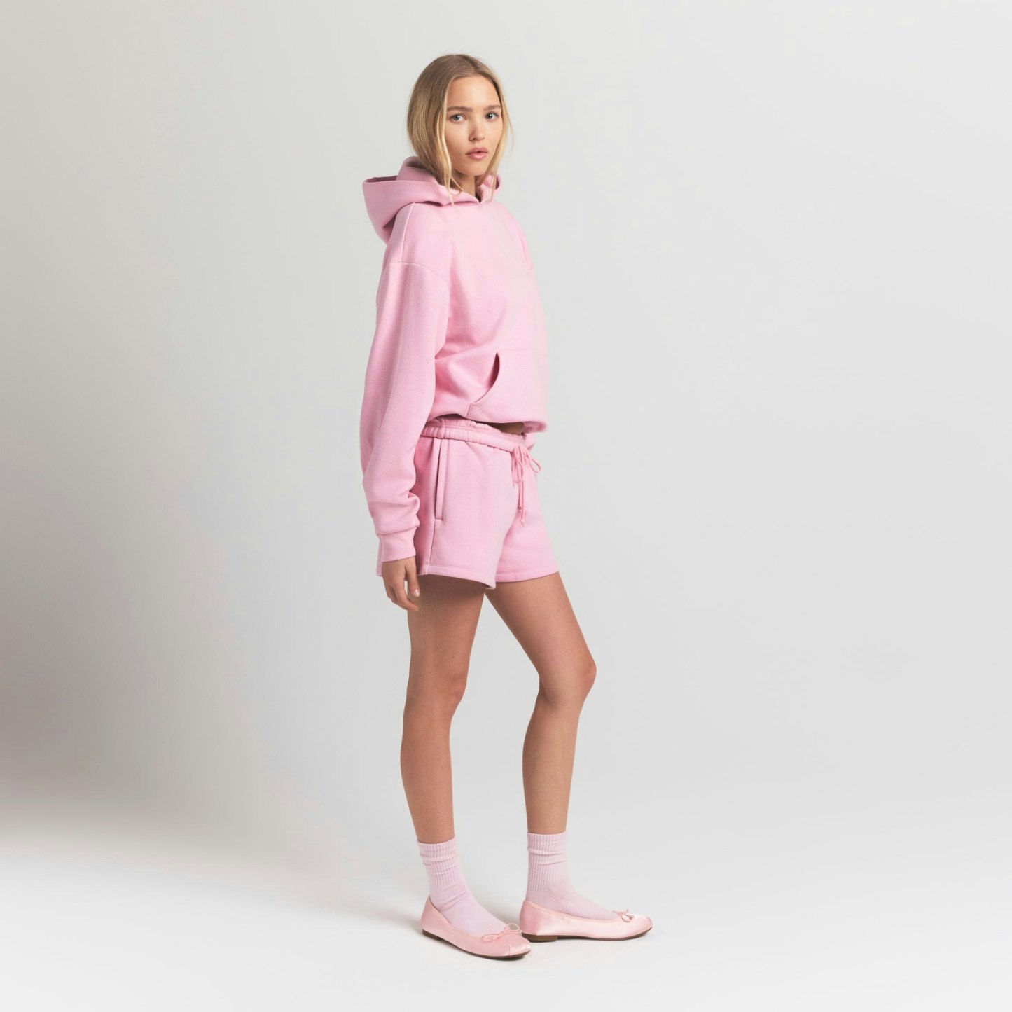 COTTON FLEECE CLASSIC HOODIE - HALITE - image 21