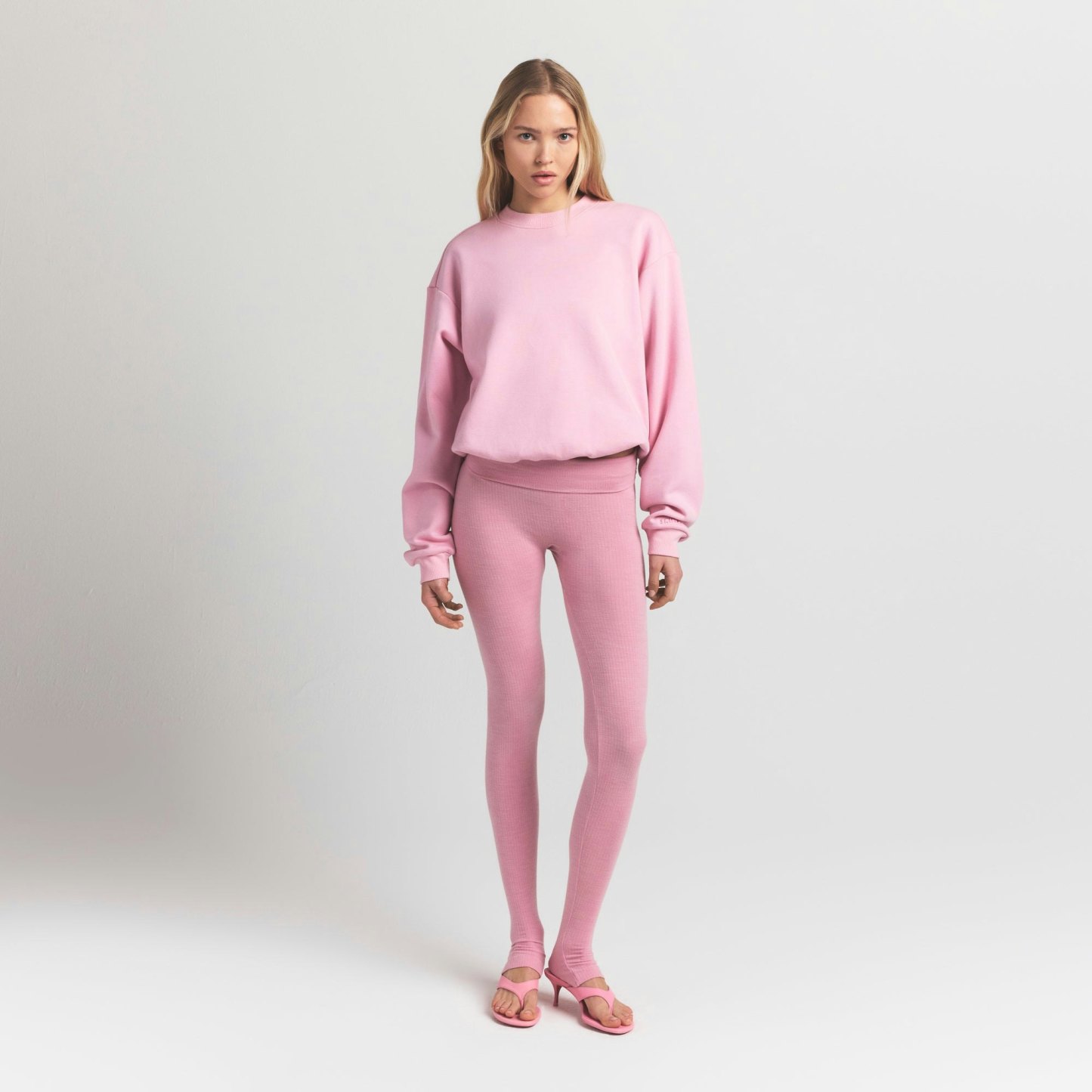 COTTON FLEECE CLASSIC CREWNECK - HALITE - image 16