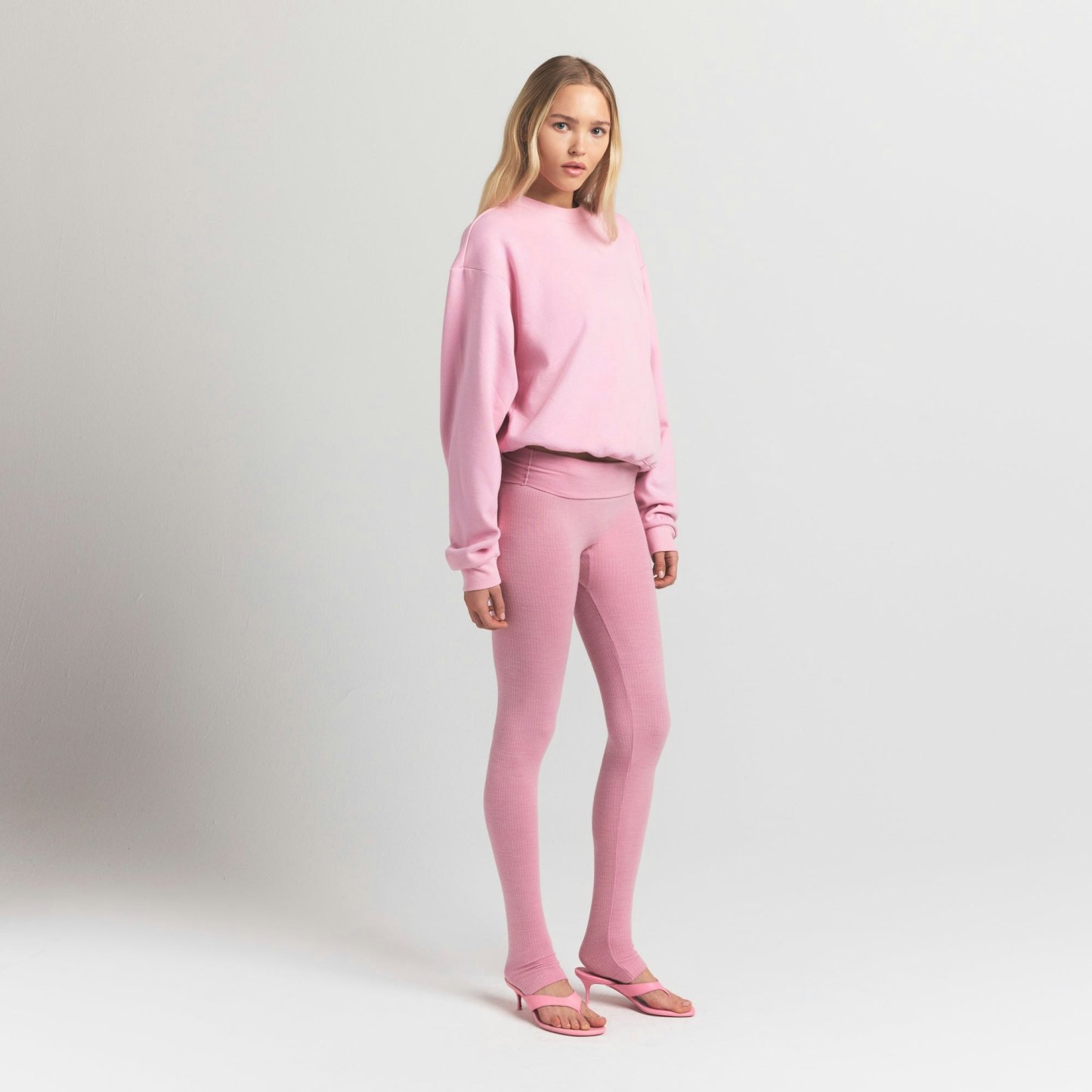 COTTON FLEECE CLASSIC CREWNECK - HALITE - image 17