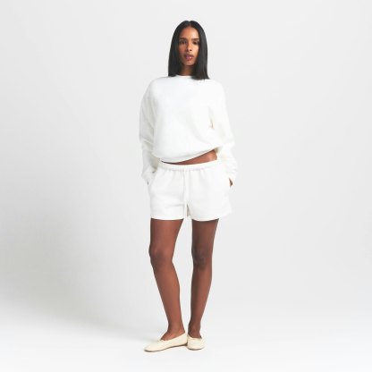 COTTON FLEECE CLASSIC CREWNECK - MARBLE - image 7