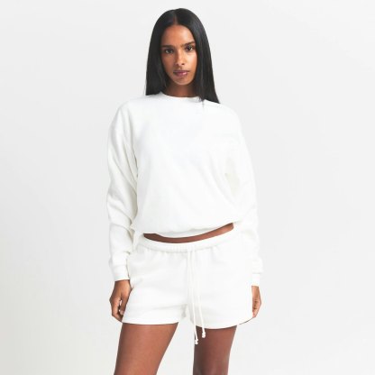 COTTON FLEECE CLASSIC CREWNECK - MARBLE - image 8